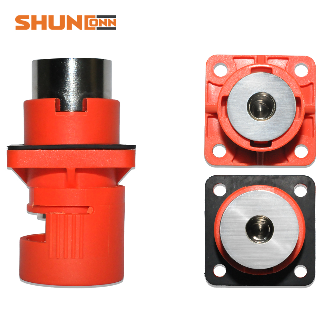Shunconn Energy storage power connector250A/400A  internal thread M8/M8(orange colo)